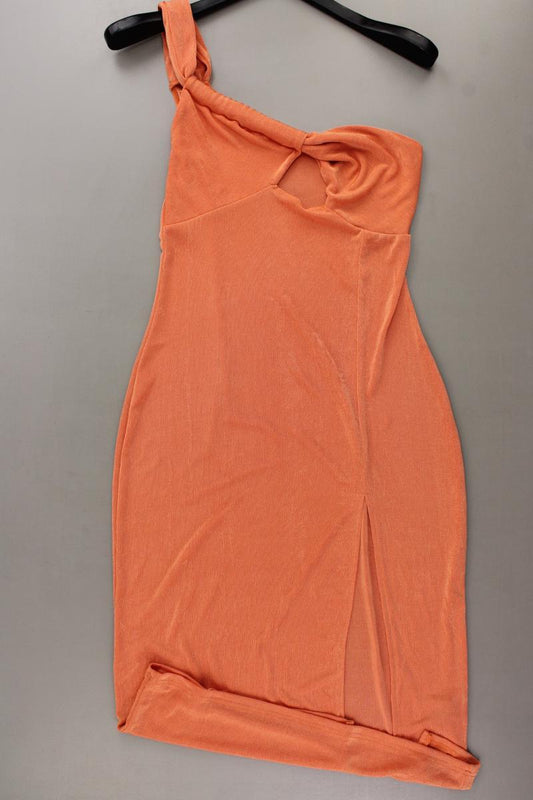 Cider One Shoulder Kleid Gr. L Ärmellos orange
