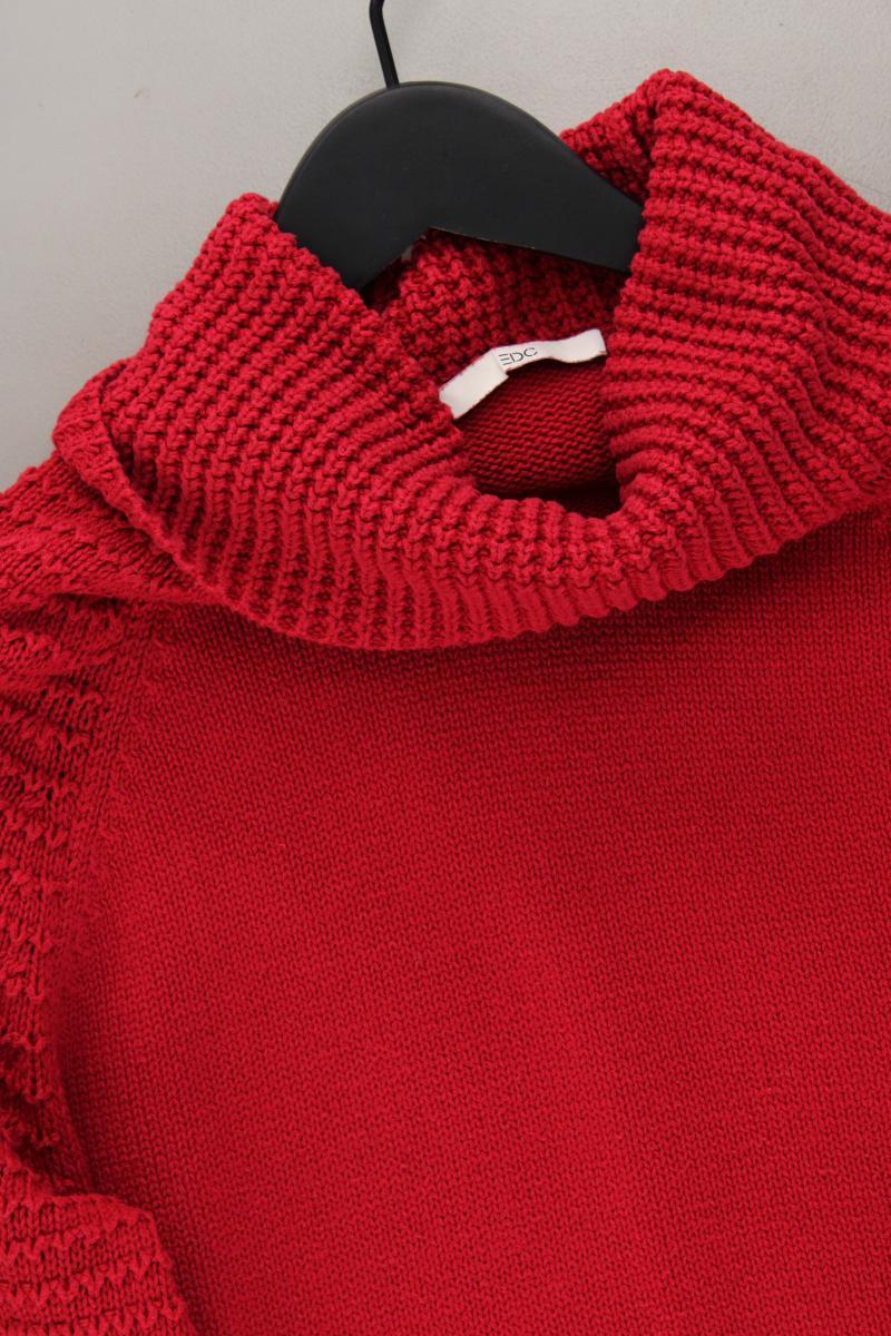 edc by Esprit Rollkragenpullover Gr. M rot aus Baumwolle