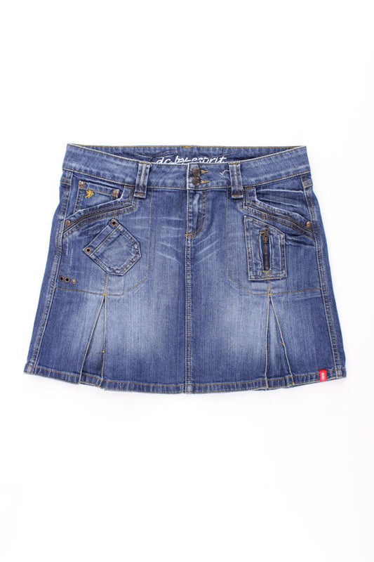 edc by Esprit Jeansrock Gr. 40 blau