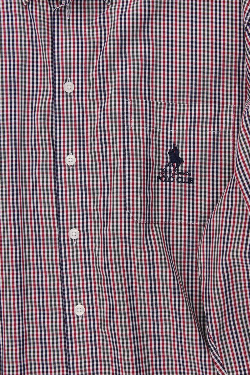 Polo Club Karohemd für Herren Gr. Hemdgröße 43/44 kariert Langarm mehrfarbig