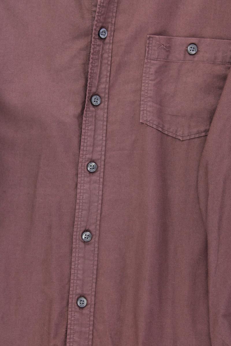 Brax Langarmhemd für Herren Gr. Hemdgröße 43/44 lila aus Baumwolle