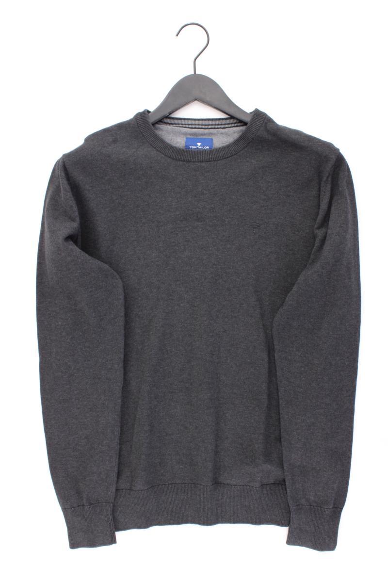 Tom Tailor Feinstrickpullover für Herren Gr. XL grau aus Baumwolle