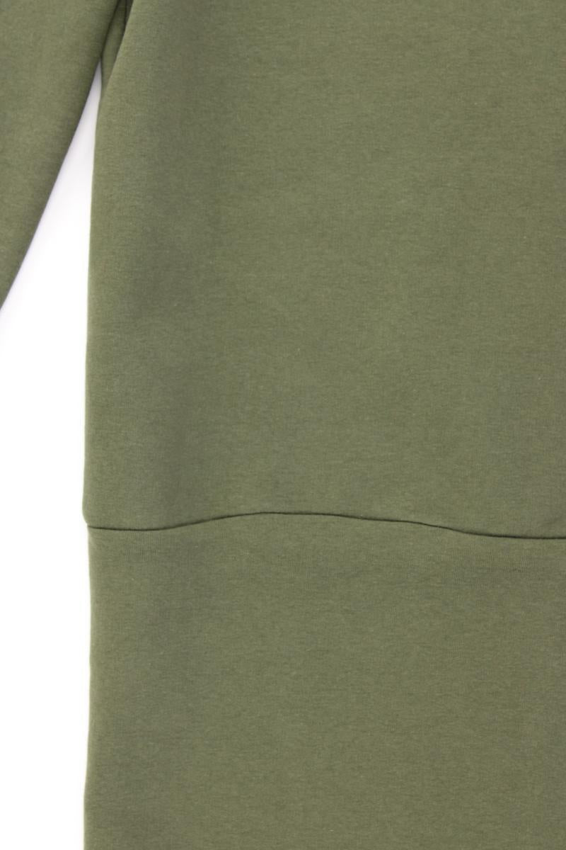 DEF CLOTHING Kapuzenkleid Gr. S neu mit Etikett Langarm olivgrün aus Baumwolle