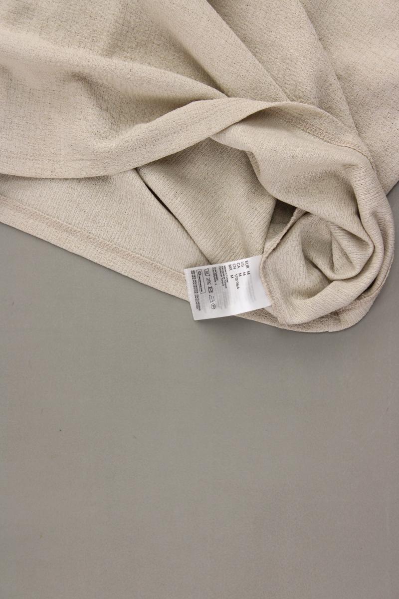 H&M One Shoulder Top Gr. M creme aus Polyester