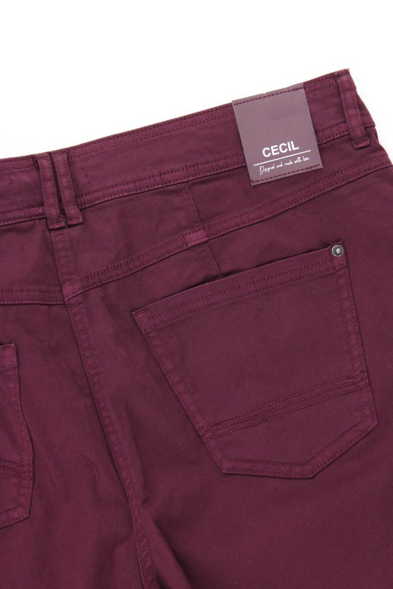 Cecil Shorts Gr. W31 lila aus Baumwolle