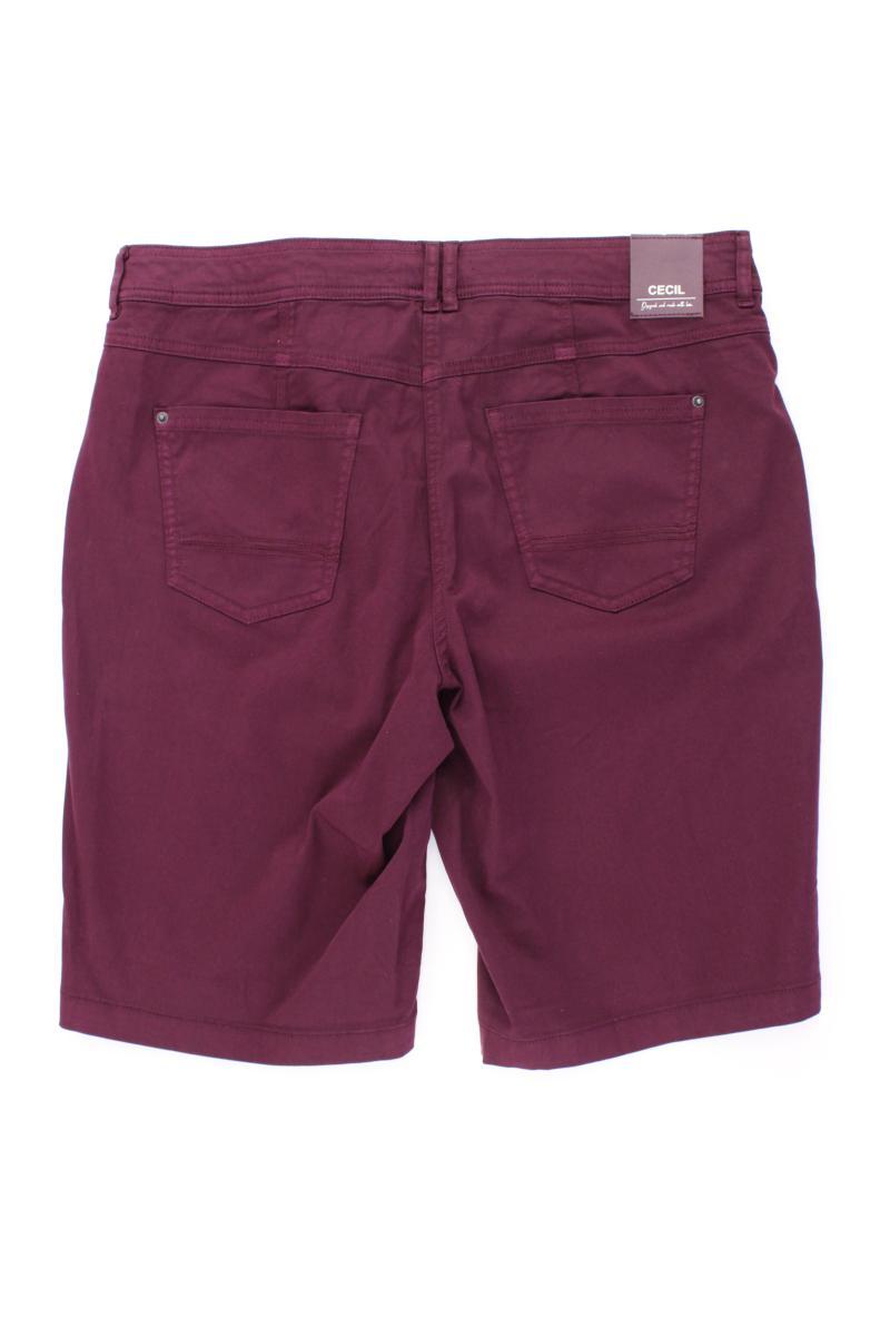 Cecil Shorts Gr. W31 lila aus Baumwolle