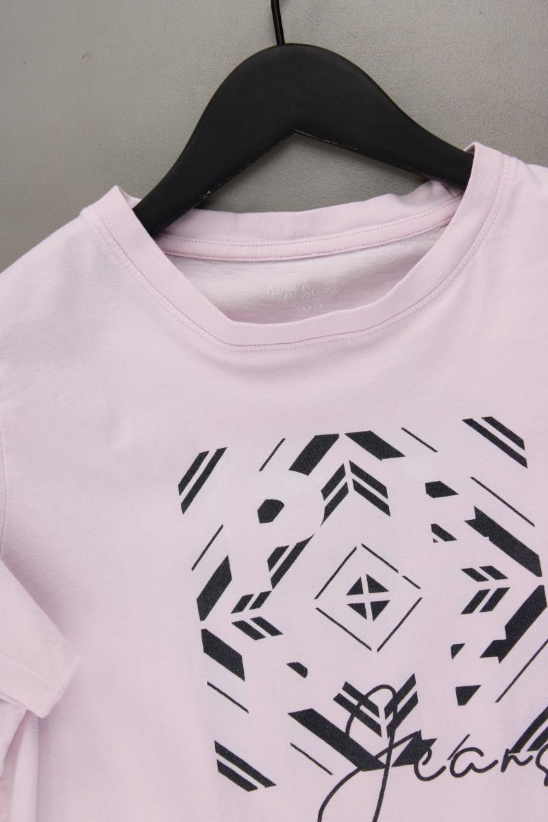 Pepe Jeans Printshirt Gr. M Kurzarm rosa