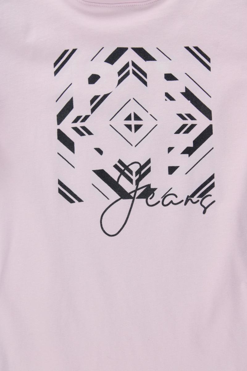 Pepe Jeans Printshirt Gr. M Kurzarm rosa