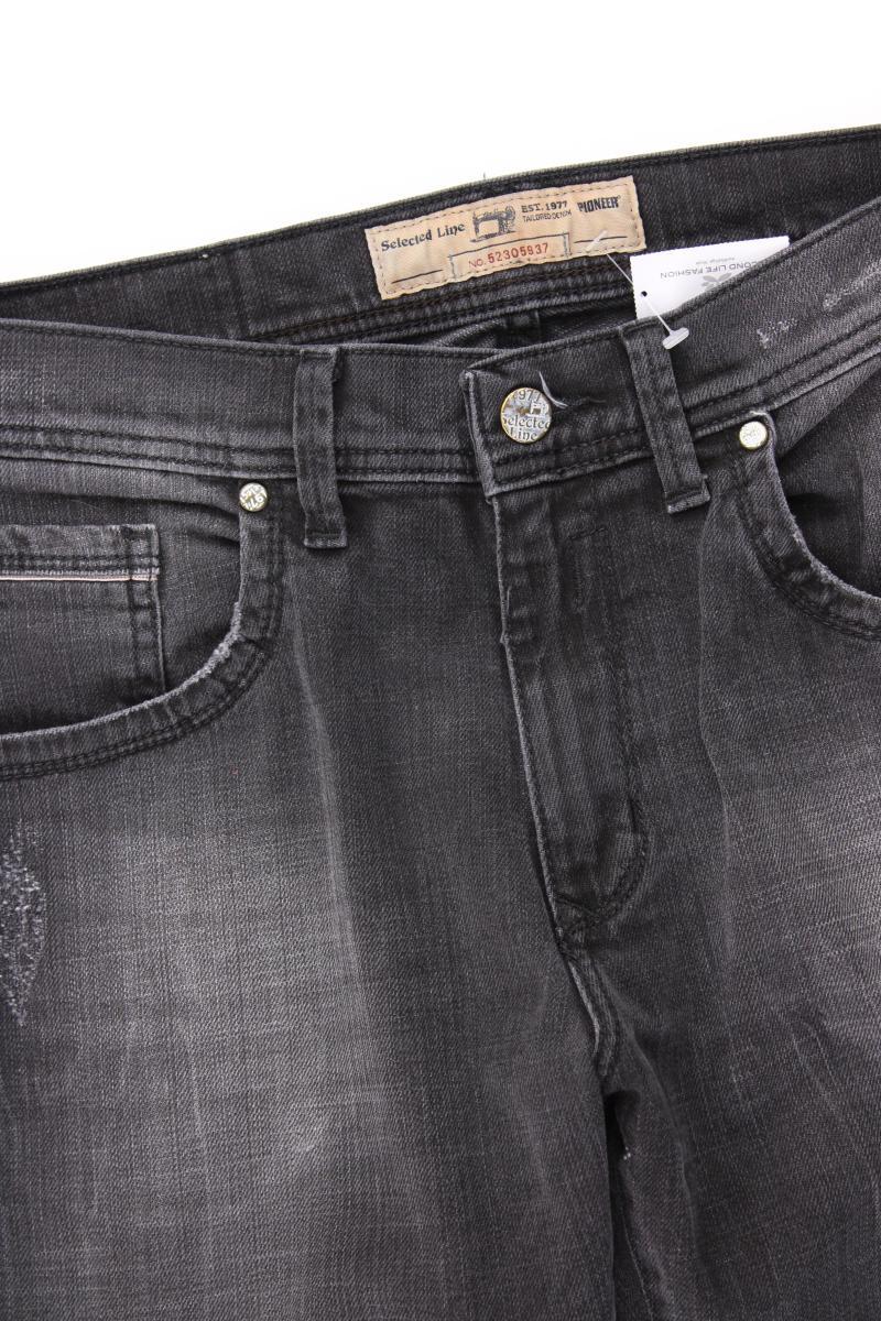 Pioneer Straight Jeans für Herren Gr. W34/L30 Modell Lake grau aus Baumwolle