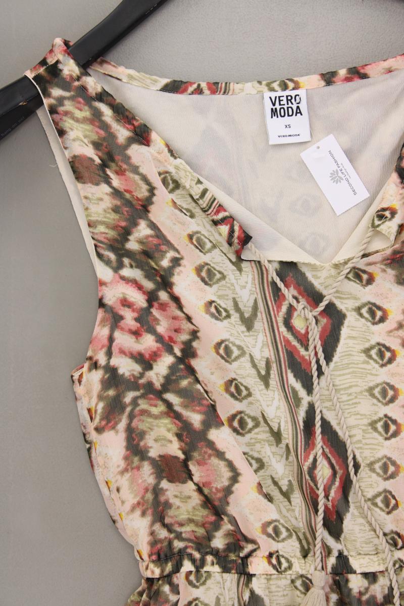 Vero Moda Maxikleid Gr. XS Träger mehrfarbig aus Polyester