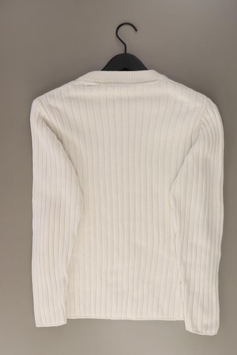 Zara Feinstrickpullover für Herren Gr. M creme aus Baumwolle