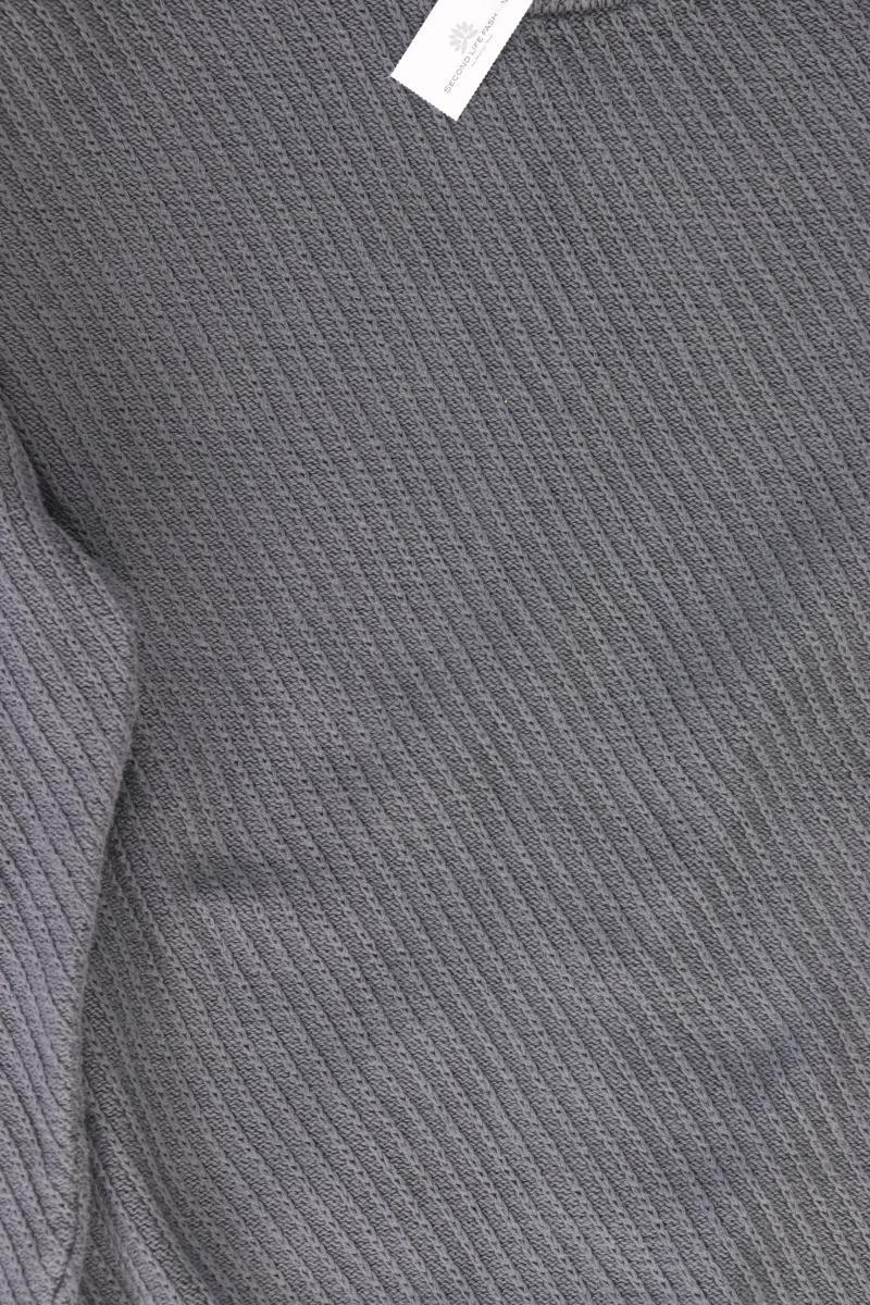 Zara Feinstrickpullover für Herren Gr. S grau aus Baumwolle