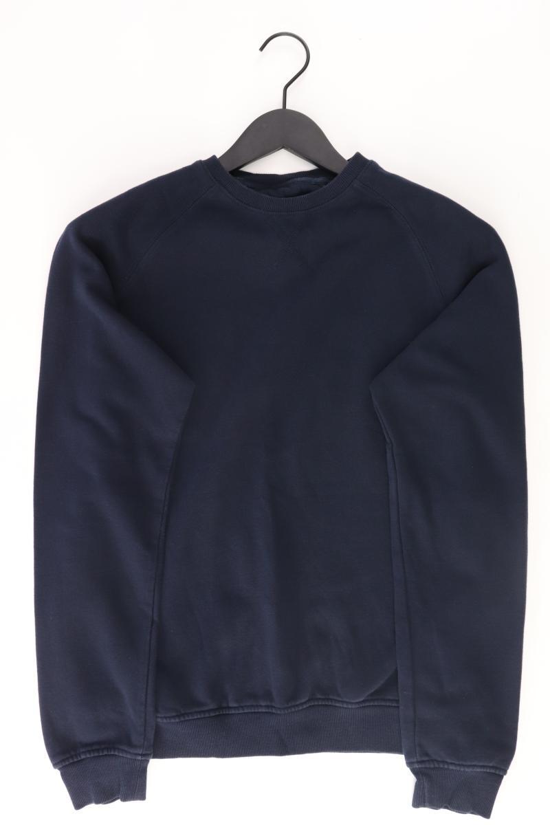 Pier One Langarmpullover für Herren Gr. S blau aus Baumwolle