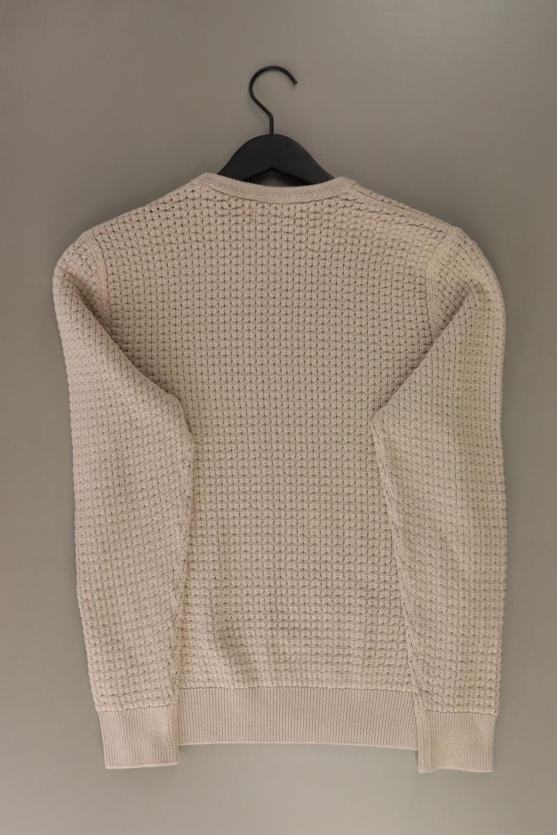 Zara Feinstrickpullover für Herren Gr. L braun aus Baumwolle