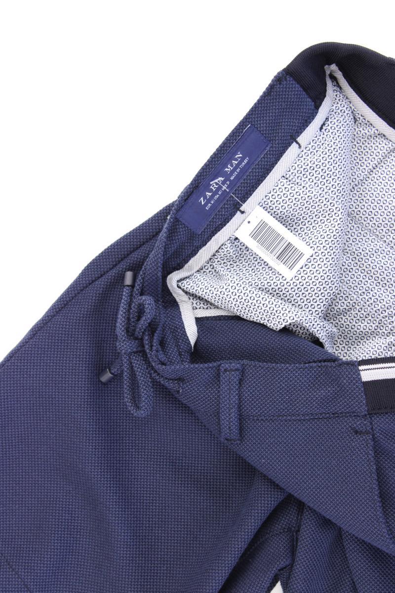Zara Shorts für Herren Gr. M blau aus Polyester