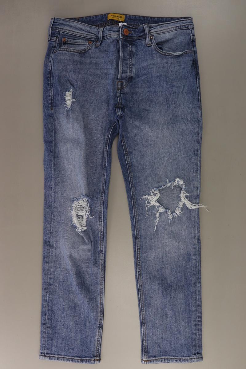 Jack & Jones Jack&Jones Slim Straight  Tim Jeans für Herren Gr. W34/L32 blau