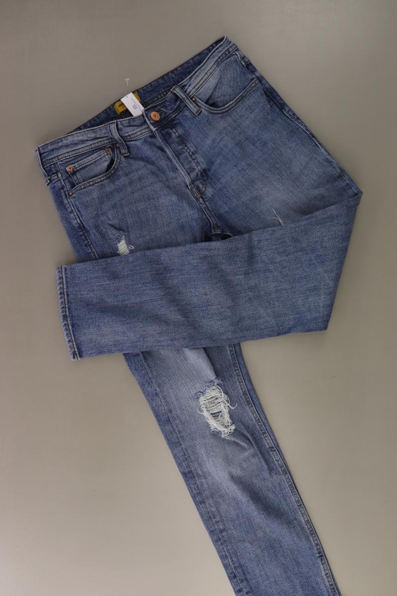 Jack & Jones Jack&Jones Slim Straight  Tim Jeans für Herren Gr. W34/L32 blau