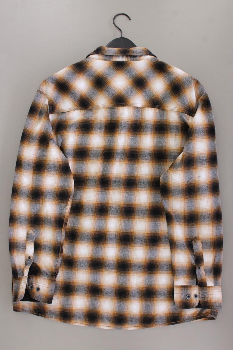 Langarmhemd für Herren Gr. XXXL braun aus Baumwolle