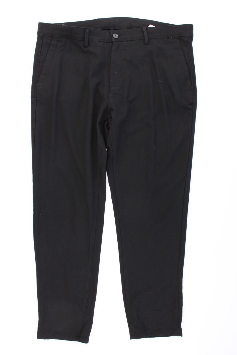 Zara Stoffhose für Herren Gr. US 46 (XXL) schwarz aus Polyester