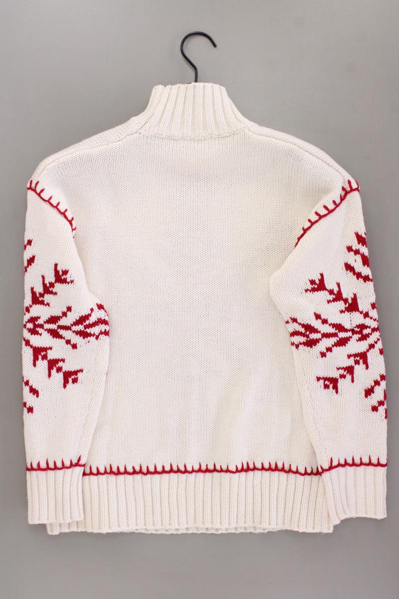 OYSHO Grobstrickpullover Gr. S creme aus Polyester
