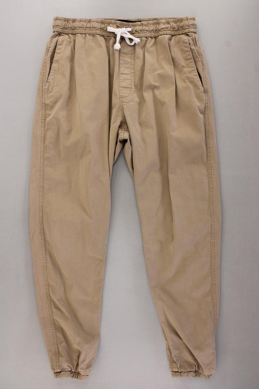Bershka Stoffhose für Herren Gr. XL braun