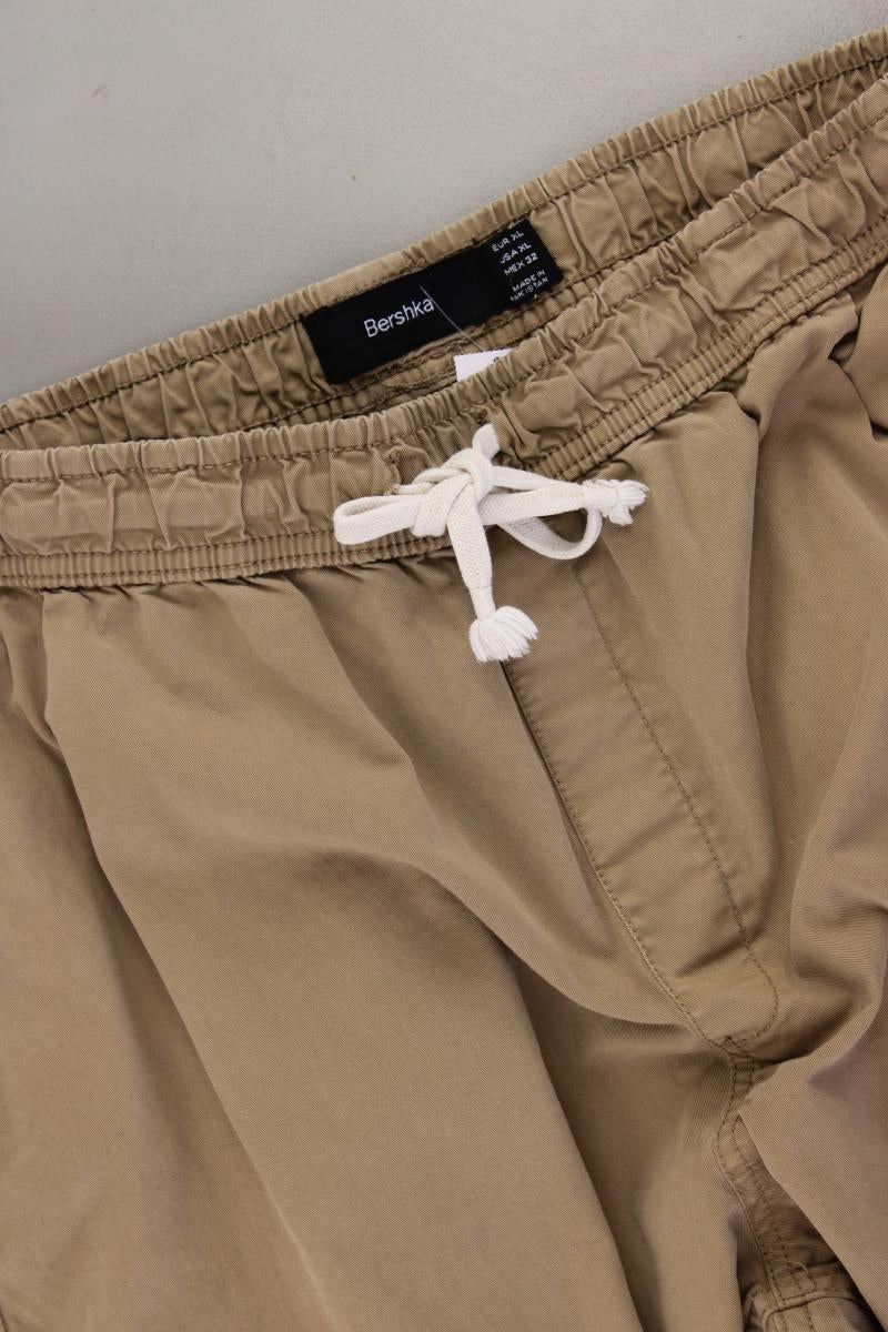 Bershka Stoffhose für Herren Gr. XL braun