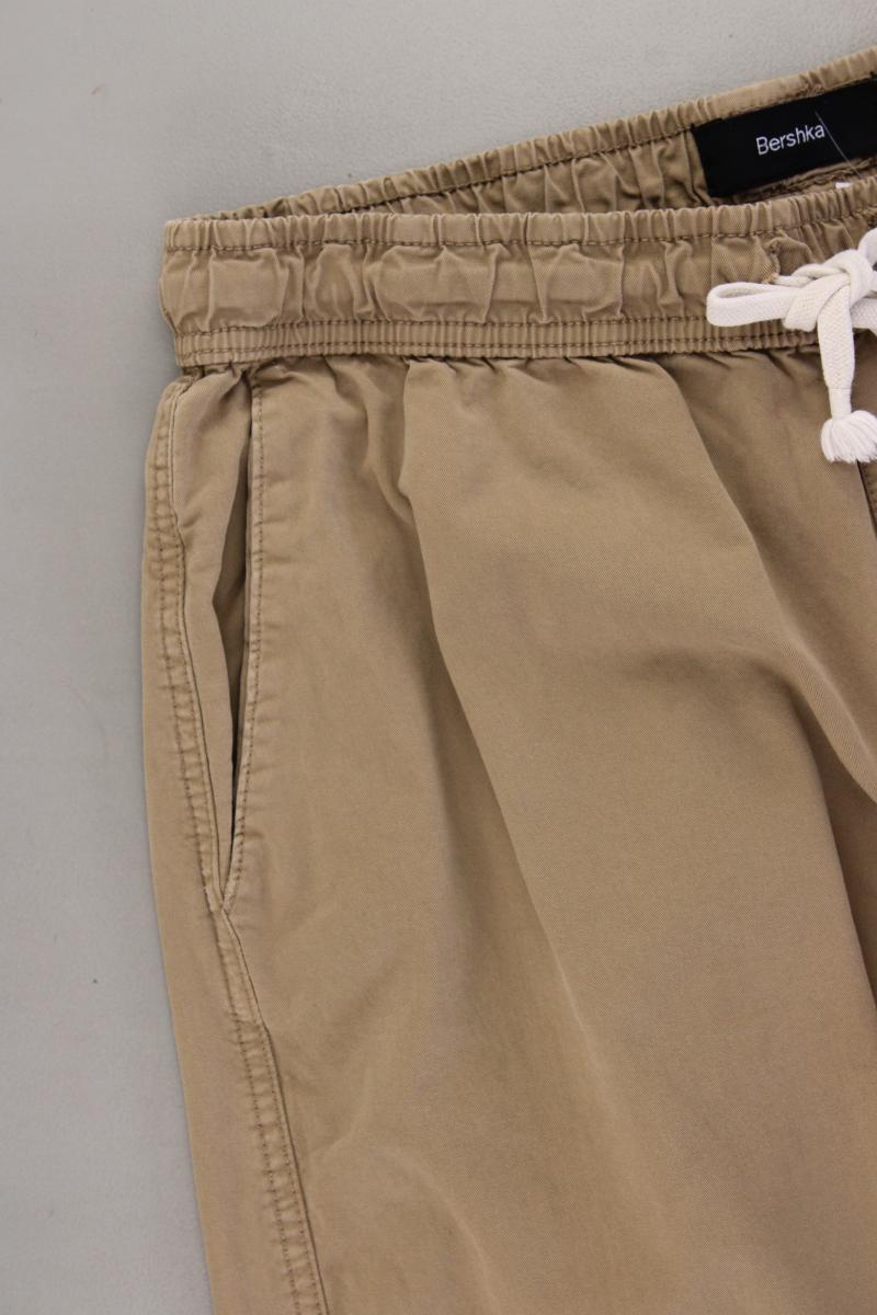 Bershka Stoffhose für Herren Gr. XL braun