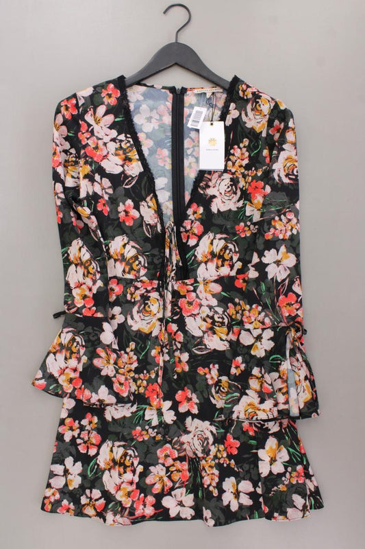 Farina Opoku Langarmkleid Gr. S mit Blumenmuster neu mit Etikett mehrfarbig