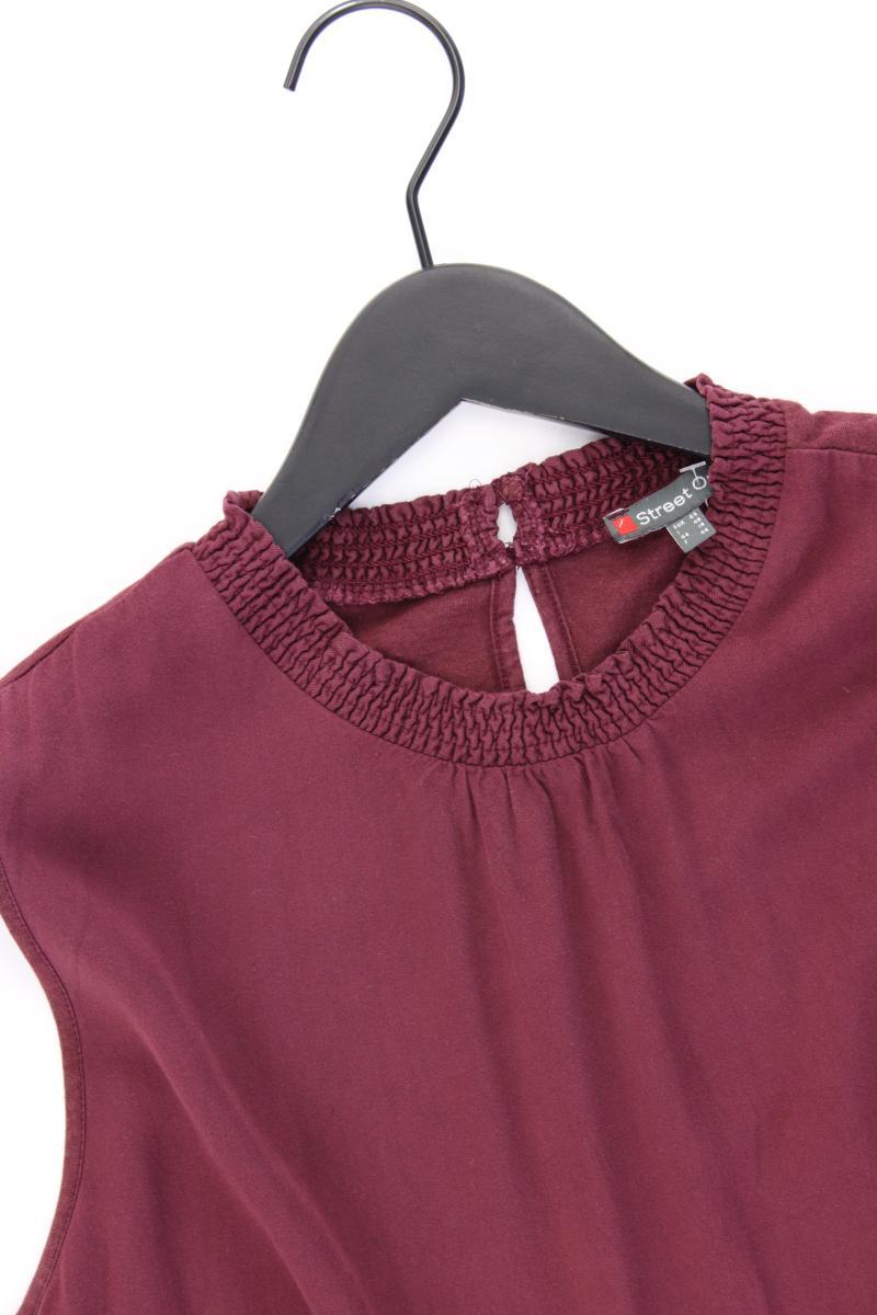 Street One Ärmellose Bluse Gr. 44 rot aus Viskose