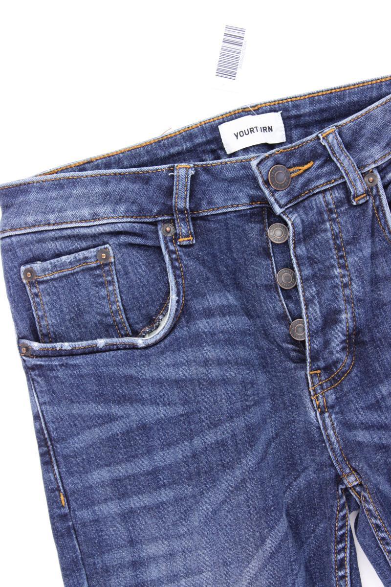 Yourturn Skinny Jeans Gr. W27/L30 blau aus Baumwolle