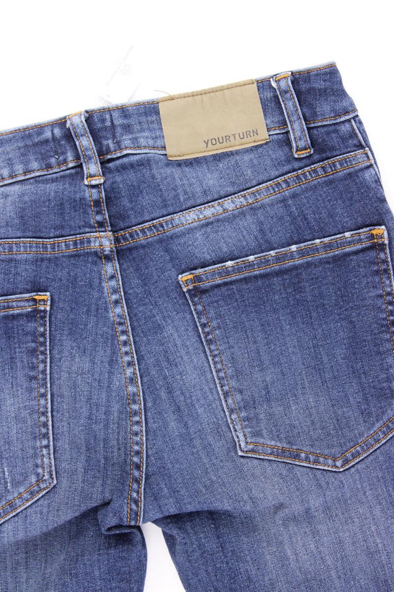 Yourturn Skinny Jeans Gr. W27/L30 blau aus Baumwolle