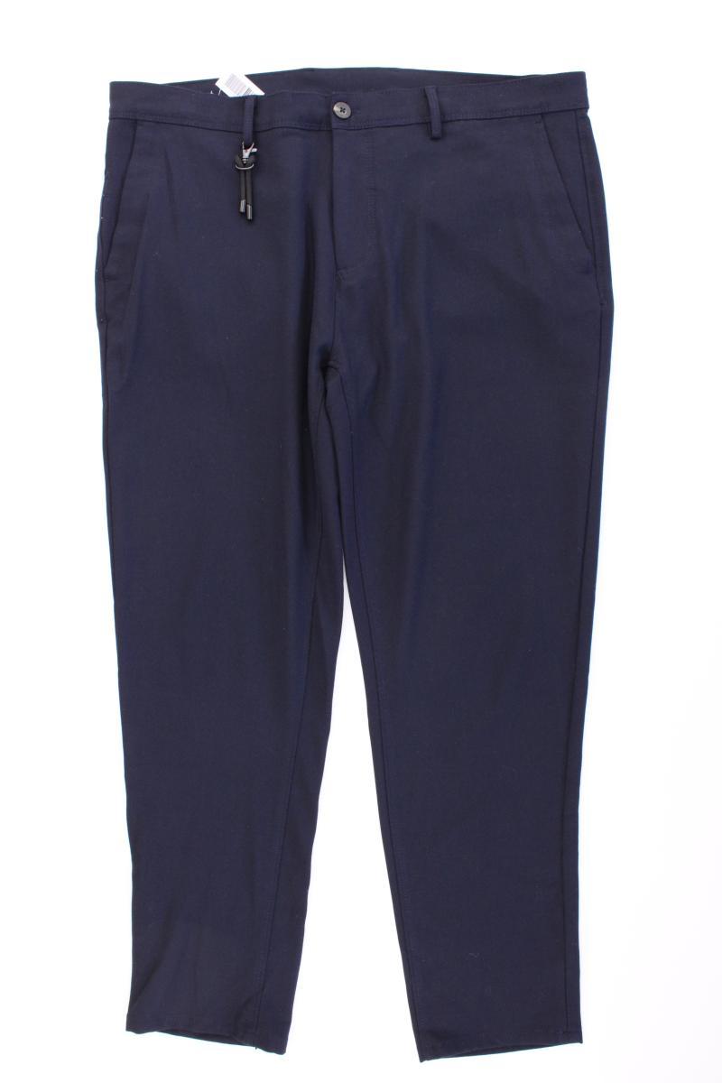 Zara Stoffhose für Herren Gr. US 46 (XXL) blau aus Polyester