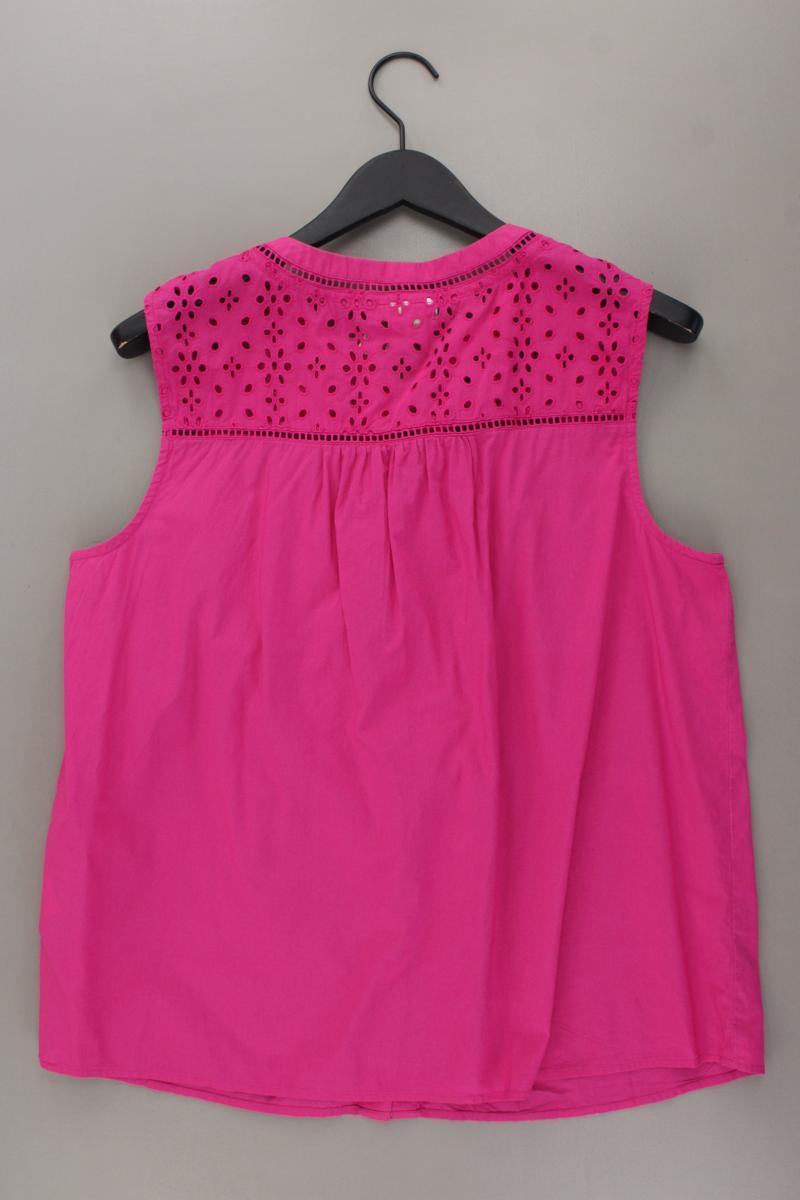 Street One Ärmellose Bluse Gr. 42 neuwertig pink aus Baumwolle