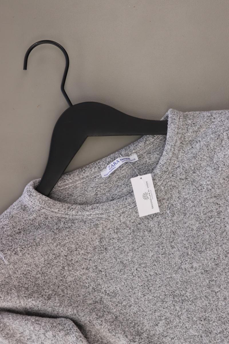 Zara Feinstrickpullover Gr. M grau aus Viskose