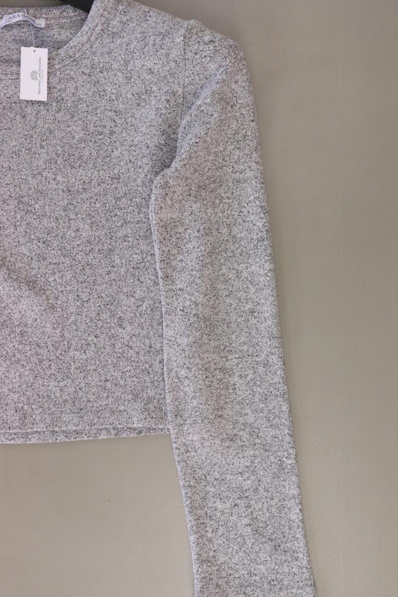 Zara Feinstrickpullover Gr. M grau aus Viskose