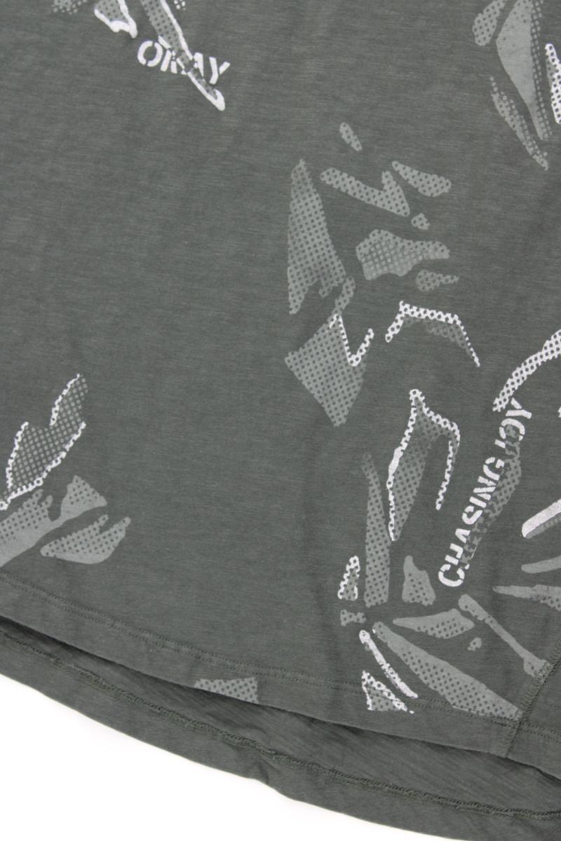 Cecil T-Shirt Gr. XL Kurzarm olivgrün
