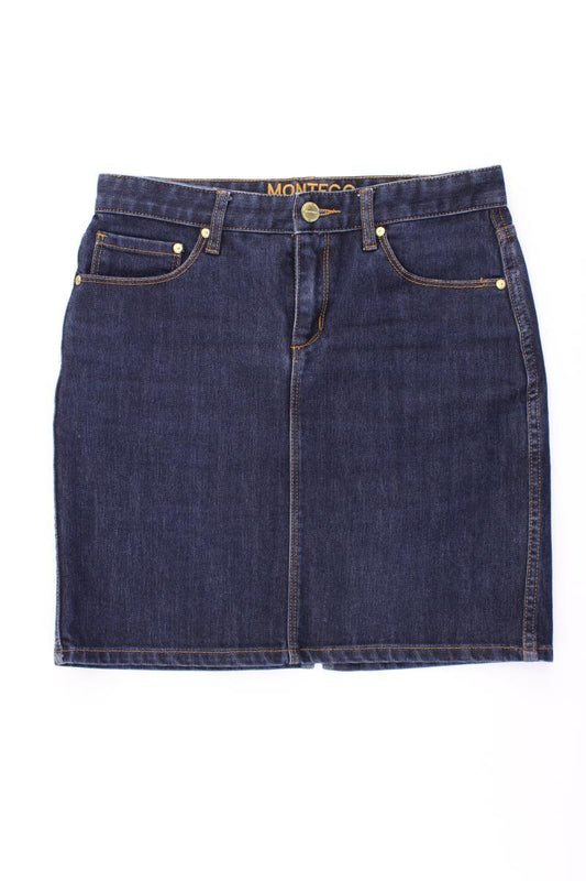 Montego Jeansrock Gr. 36 blau aus Baumwolle