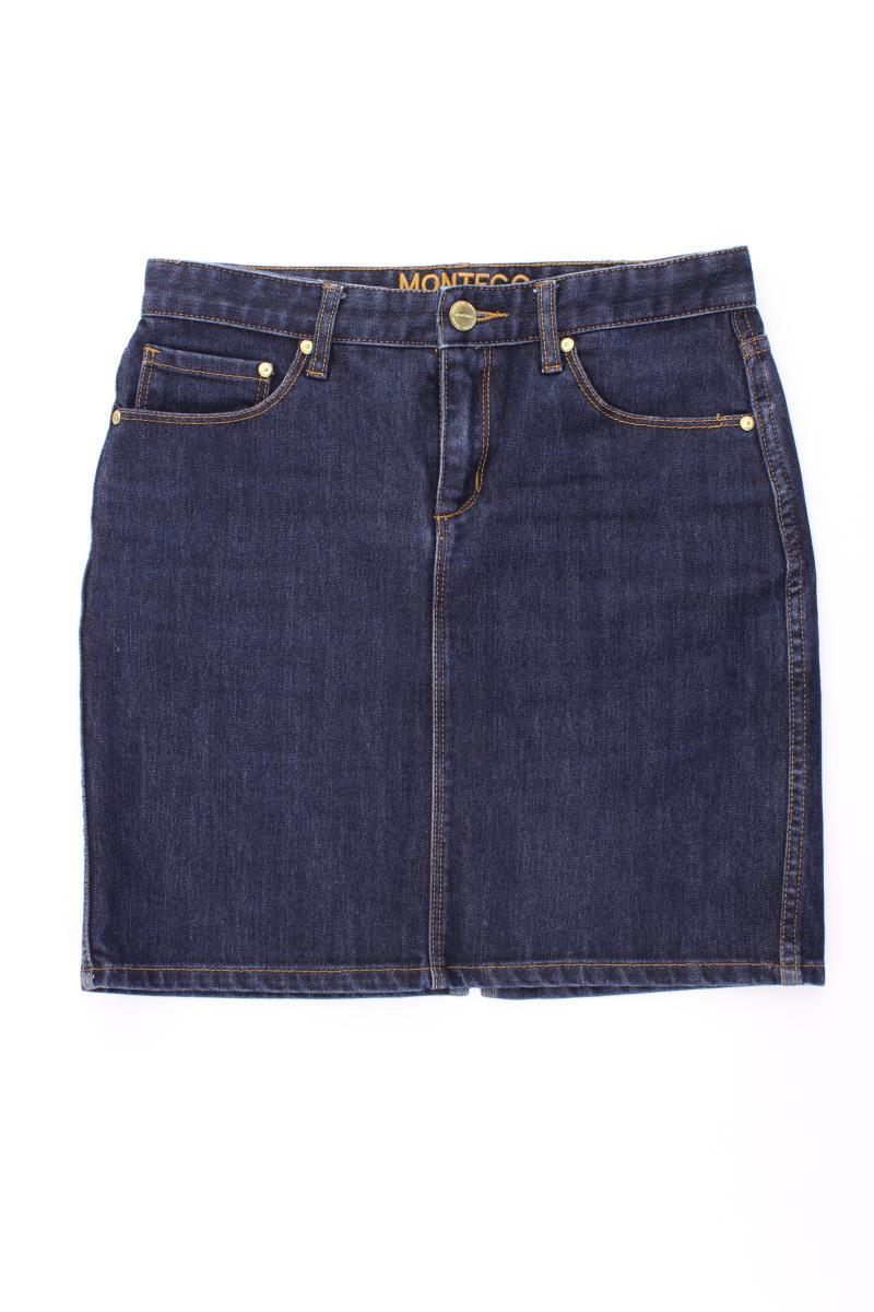 Montego Jeansrock Gr. 36 blau aus Baumwolle