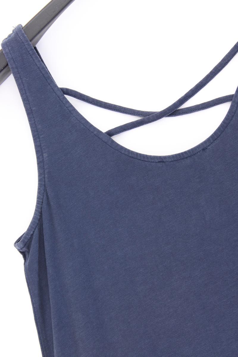 Esprit Trägerkleid Gr. L blau aus Baumwolle