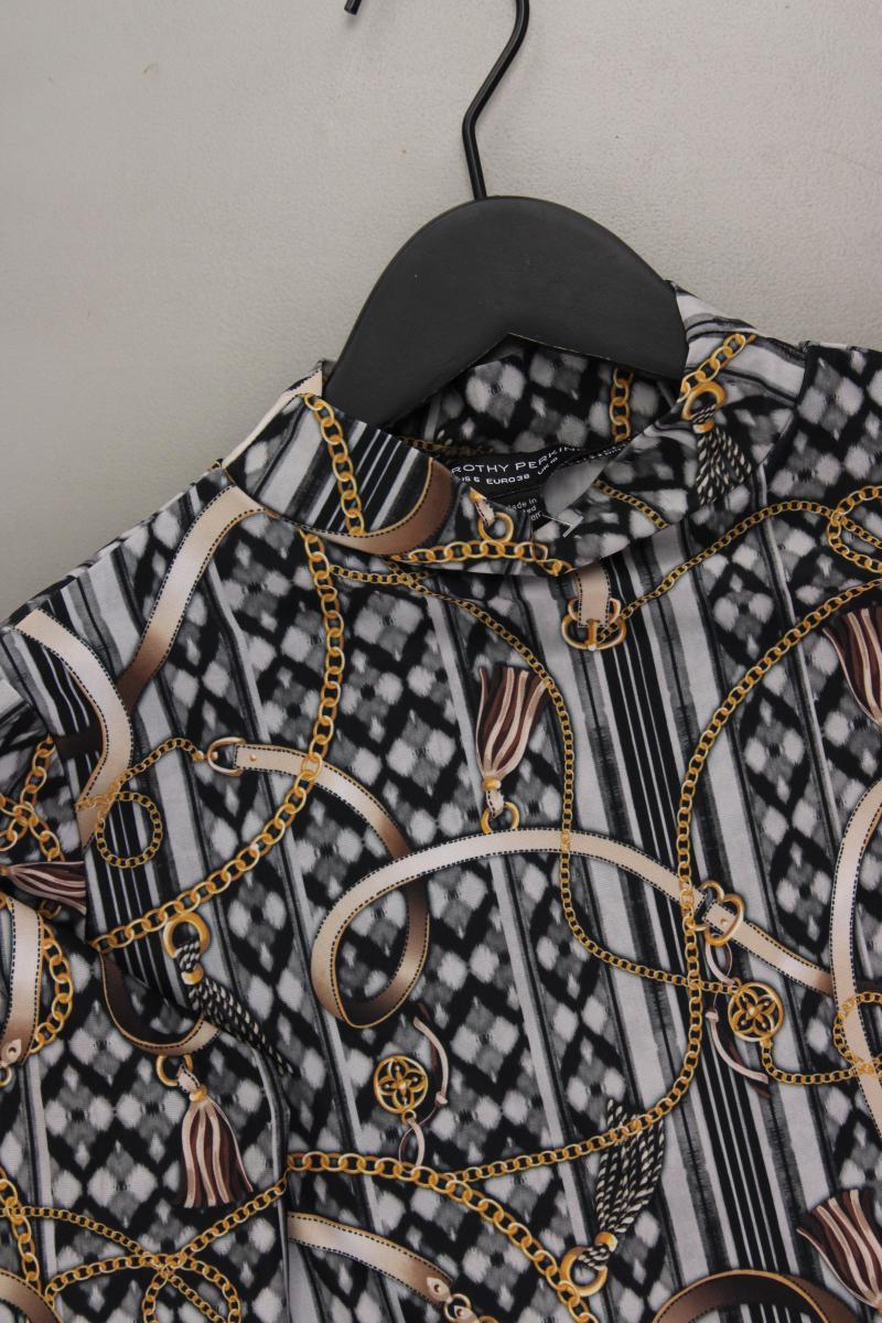 Dorothy Perkins Longsleeve-Shirt Gr. 38 neuwertig Langarm grau aus Polyester