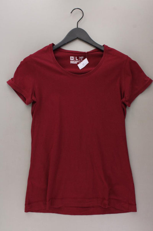 Engelbert + Strauss Shirt Long Fit Gr. L Kurzarm rot aus Baumwolle