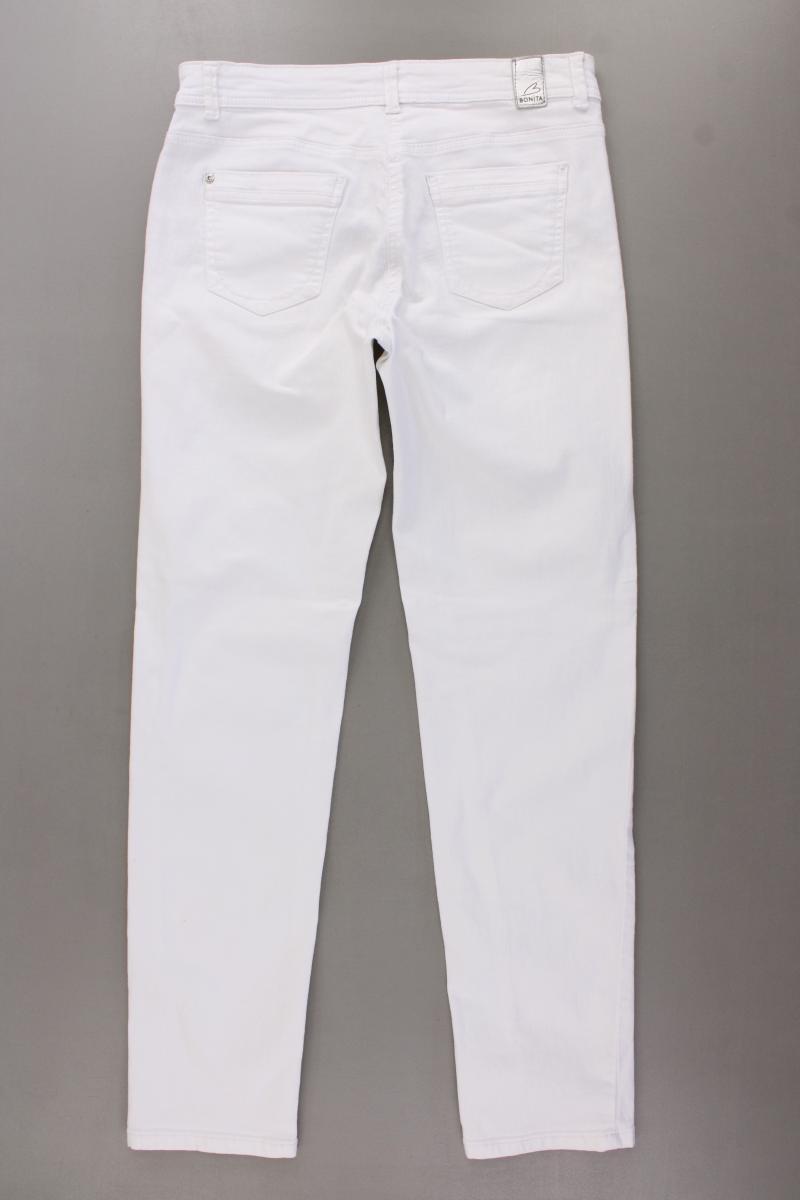 Bonita Hose Gr. 38 weiß aus Baumwolle