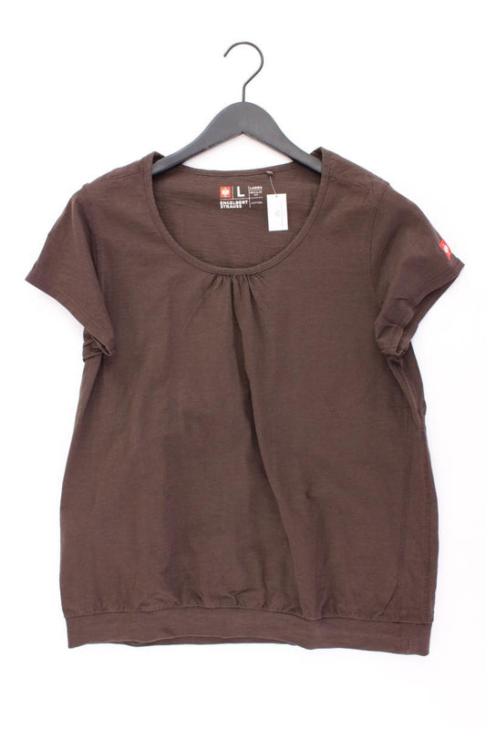 Engelbert + Strauss T-Shirt Gr. L neuwertig Kurzarm braun aus Baumwolle