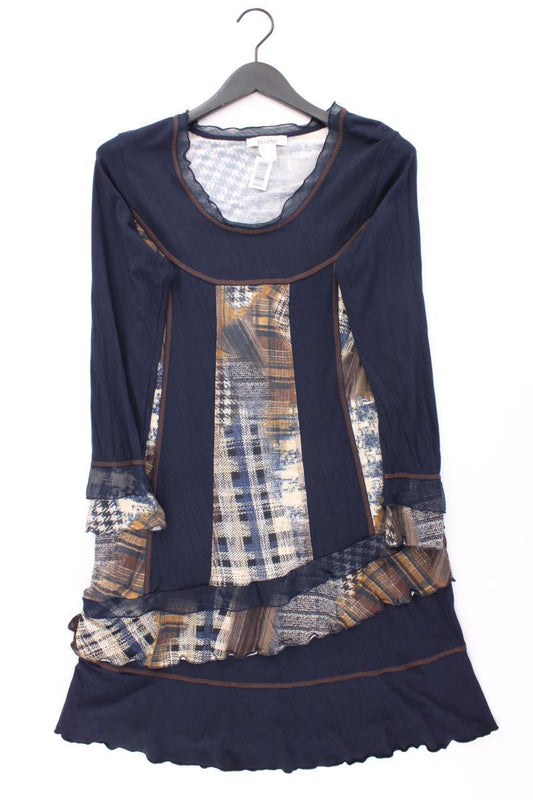 Linea Tesini Langarmkleid Gr. 38 blau