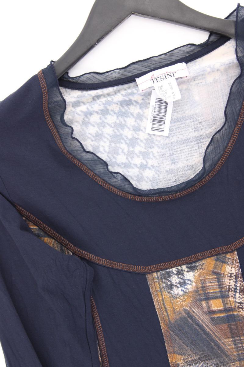 Linea Tesini Langarmkleid Gr. 38 blau