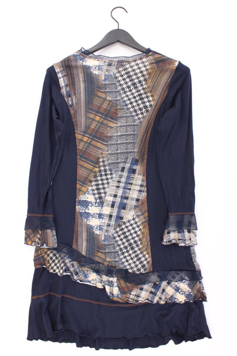 Linea Tesini Langarmkleid Gr. 38 blau