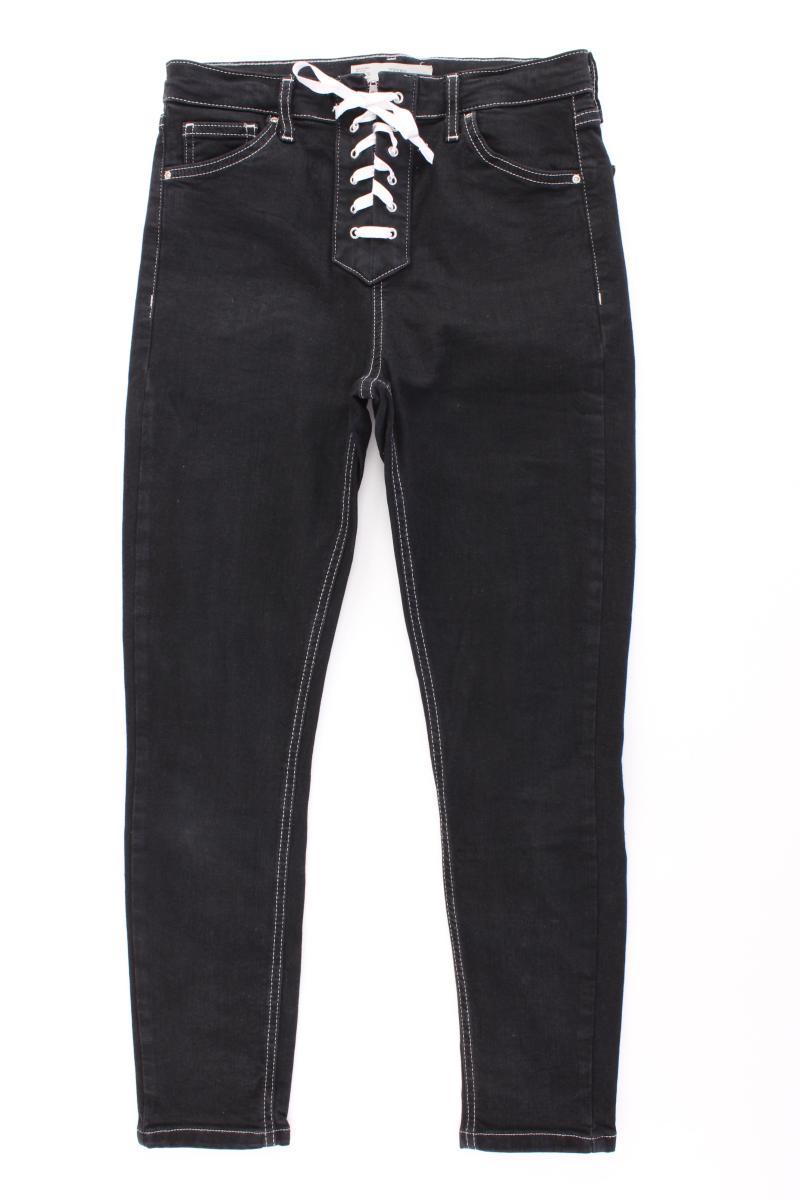 Topshop Skinny Jeans Gr. W30/L30 schwarz aus Baumwolle