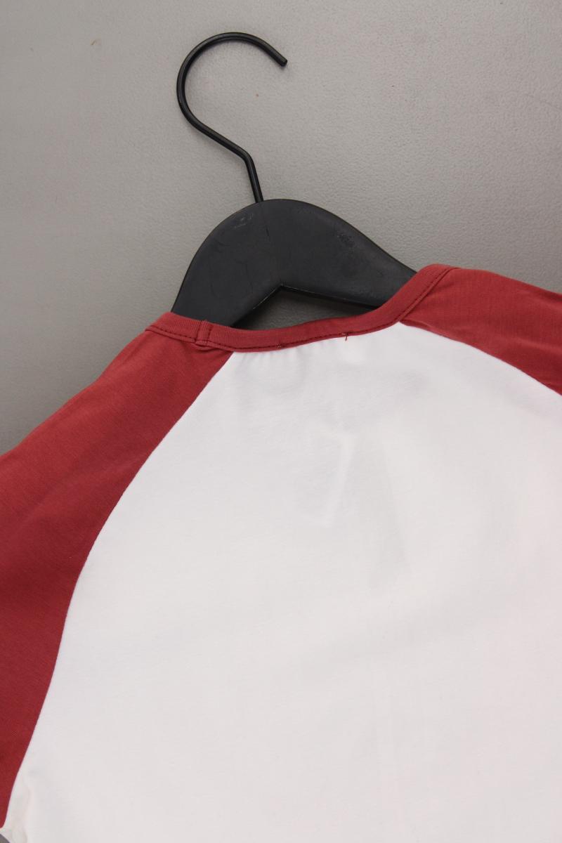 Even & Odd Cropped Shirt Gr. M neuwertig Kurzarm rot aus Baumwolle