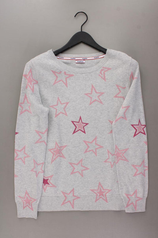 Kangaroos Pullover mit Sternemuster Gr. 40/42 neuwertig grau aus Polyacryl