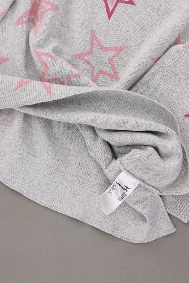 Kangaroos Pullover mit Sternemuster Gr. 40/42 neuwertig grau aus Polyacryl